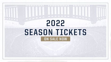 2022 yankees season tickets sale